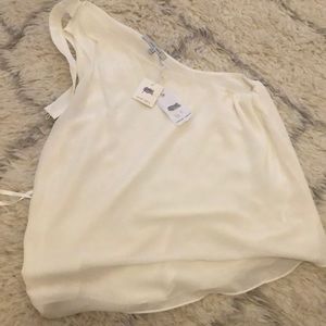 PREPPY ONE SHOULDER TANK TOP